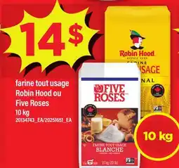 Maxi FARINE TOUT USAGE ROBIN HOOD OU FIVE ROSES offer