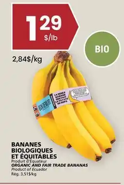 Rachelle-Bery Grocery ORGANIC AND FAIR TRADE BANANAS offer
