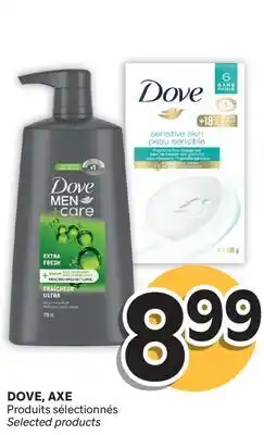 Brunet DOVE, AXE Produits sélectionnés offer