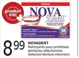 Brunet NOVADENT Nettoyants pour prothèses dentaires sélectionnés offer