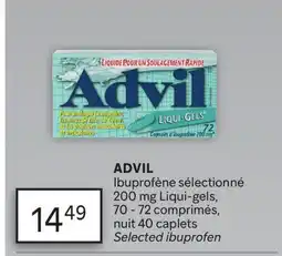 Brunet ADVIL Ibuprofène sélectionné offer