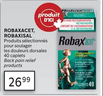 Brunet ROBAXACET, ROBAXISAL Produits sélectionnés pour soulager les douleurs dorsales offer