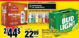 Super C BIERE BUD LIGHT LIME, BRASSEUR DE MONTRÉAL, SLEEMAN | Beer offer