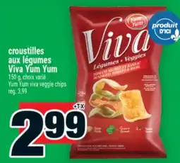 Super C Croustilles aux légumes VivaYumYum | YumYum viva veggie chips offer