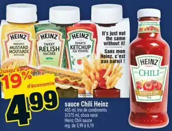 Super C SAUCE CHILI HEINZ | HEINZ CHILI SAUCE offer