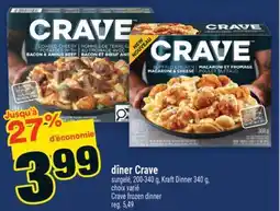 Super C Dîner Crave | Crave Frozen Dinner offer