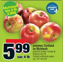 Super C Pommes Cortland ou McIntosh | Cortland or McIntosh apples offer