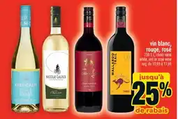 Super C Vin blanc, rouge, rosé | white, red or rosé wine offer