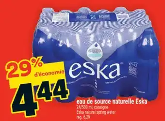 Super C Eau de source naturelle Eska | Eska natural spring water offer