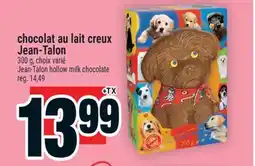 Super C Chocolat au lait creux Jean-Talon | Jean-Talon hollow milk chocolate offer
