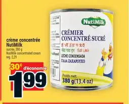 Super C Crème concentrée NutiMilk | NutiMilk concentrated cream offer