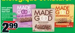 Super C Barres granola biologiques Made Good | MadeGood organic granola bars offer
