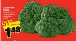 Super C Couronne de brocoli | broccoli crown offer