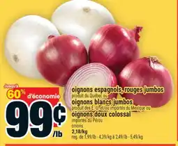 Super C OIGNONS ESPAGNOLS, ROUGES JUMBOS | ONIONS offer