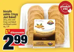 Super C biscuits sablés Crispy Just Baked! | Crispy Just Baked! shortbread cookies offer