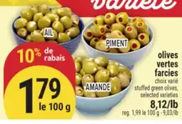 Marché Adonis Olives Vertes Farcies | Stuffed Green Olives offer