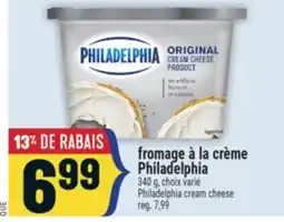 Marché Adonis Fromage à La Crème Philadelphia | Philadelphia Cream Cheese offer