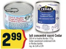 Marché Adonis Lait concentré sucré Cedar | Cedar sweetened condensed milk offer