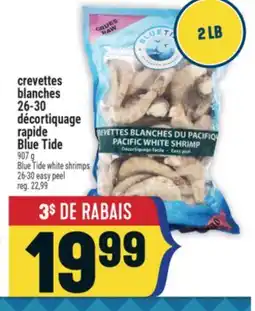 Marché Adonis Crevettes blanches 26-30 décortiquage rapide Blue Tide | Blue Tide white shrimps 26-30 easy peel offer