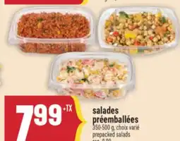Marché Adonis Salades préemballées | Prepacked salads offer