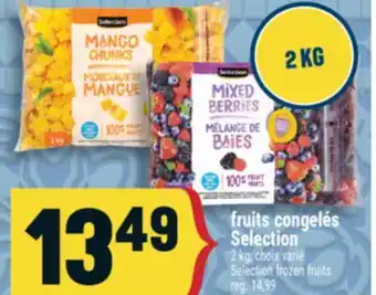 Marché Adonis Fruits congelés Selection | Selection frozen fruits offer