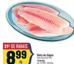 Marché Adonis Filets de tilapia | Fresh tilapia fish fillet offer