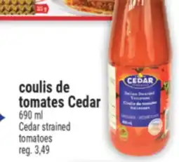 Marché Adonis COULIS DE TOMATES CEDAR | CEDAR STRAINED TOMATOES offer