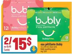 Marché Adonis Eau pétillante Bubly | Bubly sparkling water offer