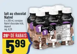 Marché Adonis lait au chocolat Natrel | Natrel chocolate milk offer