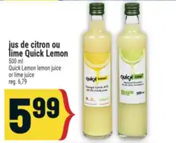 Marché Adonis Jus de citron ou lime Quick Lemon | Quick Lemon lemon juice or lime juice offer