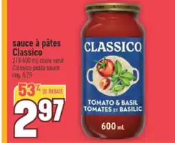 Marché Adonis Sauce à pâtes Classico | Classico pasta sauce offer