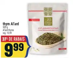 Marché Adonis THYM AL'ARD | AL'ARD THYME offer