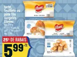 Marché Adonis Tarte, feuilleté ou pâte filo surgelés Elzymi | Elzymi frozen pie, puff or filo pastry offer