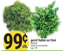 Marché Adonis Persil italien ou frisé | Italian or curly parsley offer