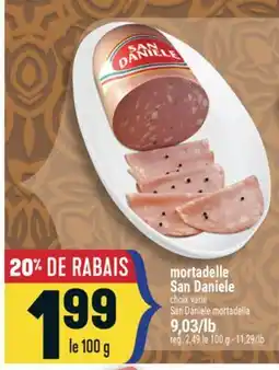 Marché Adonis Mortadelle San Daniele | San Daniele mortadella offer