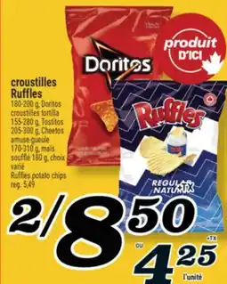 Marché Richelieu CROUSTILLES RUFFLES | RUFFLES POTATO CHIPS offer
