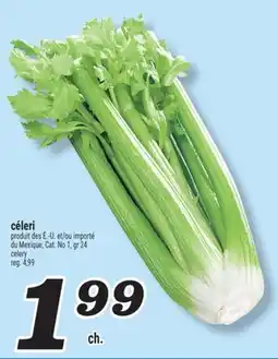 Marché Richelieu CÉLERI | CELERY offer