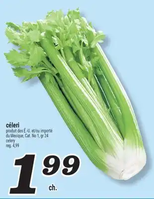 Marché Richelieu CÉLERI | CELERY offer