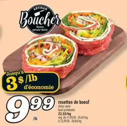 Marché Richelieu ROSETTES DE BOEUF | BEEF PINWHEELS offer