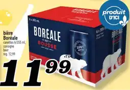 Marché Richelieu BIÈRE BORÉALE | BEER offer