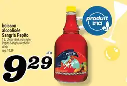 Marché Richelieu BOISSON ALCOOLISÉE SANGRIA PEPITO | PEPITO SANGRIA ALCOHOLIC DRINK offer
