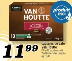 Marché Richelieu CAPSULES DE CAFÉ VAN HOUTTE | VAN HOUTTE COFFEE CAPSULES offer