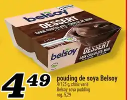 Marché Richelieu POUDING DE SOYA BELSOY | BELSOY SOYA PUDDING offer