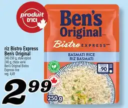 Marché Richelieu RIZ BISTRO EXPRESS BEN'S ORIGINAL | BEN'S ORIGINAL BISTRO EXPRESS RICE offer