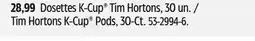 Canadian Tire Tim Hortons K-Cup Pods offer