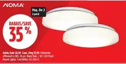 Canadian Tire NOMA 10˝ LED Flush Mount Lights. Cool White offer