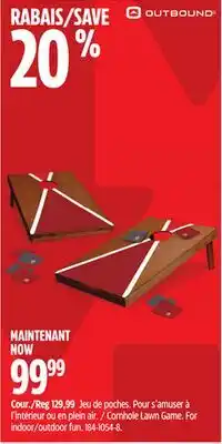 Canadian Tire Outbond Cornhole Lawn Game offer