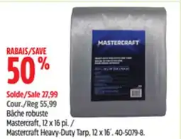 Canadian Tire Mastercraft Heavy-Duty Tarp offer