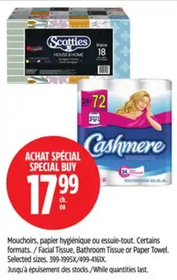 Canadian Tire Facial Tissue, Bathroom Tissue or Paper Towel offer