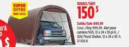 Canadian Tire Shelter Logic SUV/Truck Shelter, 12 x 24 x 10' h offer